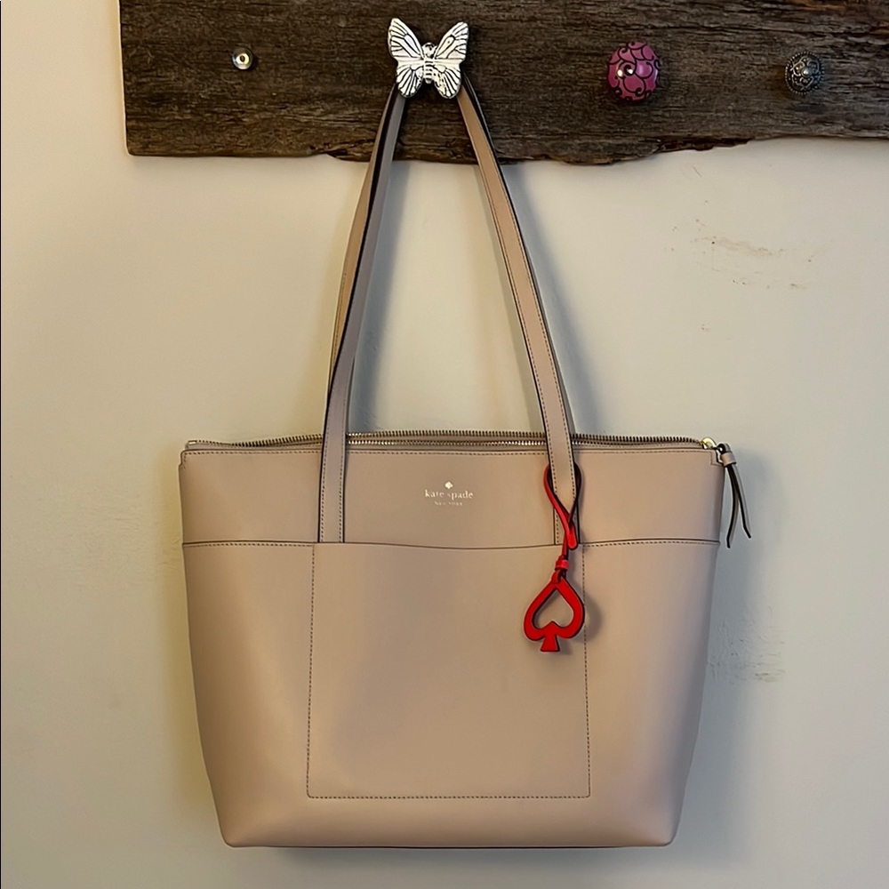 Kate Spade Beige Tote Bag